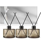 COCODOR The NUE Black Edittion Reed Diffuser Set of 3/6.7oz Each Pack/Hay Mossy,Santal,Gaiac/Home...