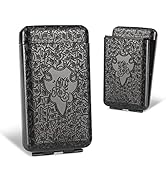 yusud Metal Case for 100's, Vintage Holder for 100mm, Peaky Blinders Box for 16pcs King Size, Uni...
