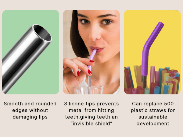 matel straw