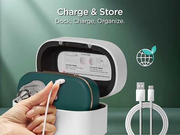 Charge & Store, dock, charge, organize
