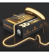 Shine Decor 3D LED Neon Rope Lights AC 120V, Top & Side Bend 400LM Dotless, No Driver IP65 Waterp...