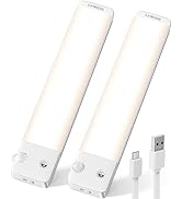 Lyridz 2024 New 30 LED Under Cabinet Lights Wireless with Motion Sensor, 0-90° Sensor Angle Adjus...