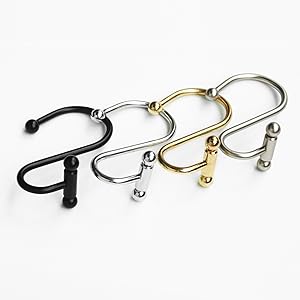 zinc alloy shower curtain hook