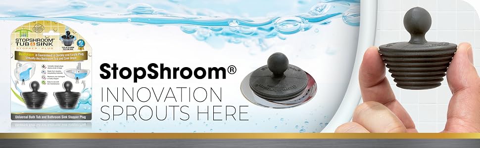 stop shroom, stopshroom, drain cover, cover, cover for drain, drain plug, drain stopper, oxo drain