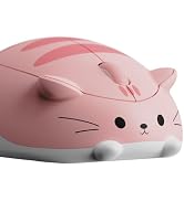 Akko Cat Theme Wireless Gaming Mouse Pink, Tri-Mode Mouse BT3.0/BT5.0/2.4G, Cute Optical Cordless...