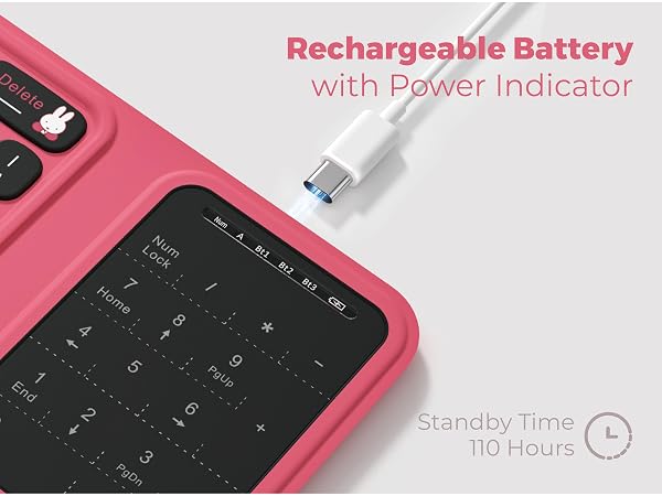 MIPOW MIFFY Triple-Fold Wireless Bluetooth Keybaord
