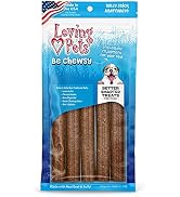 Loving Pets - Be Chewsy Bully Stick Alternative Dog Treat for Small, Medium & Large Dogs (5 Pack ...