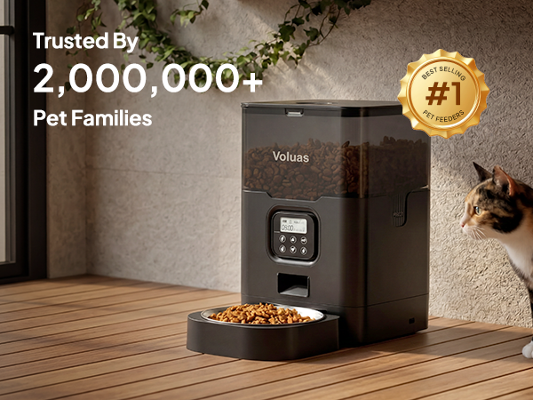 VOLUAS Automatic Cat Feeders