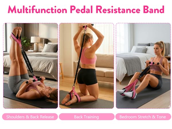 multi functional pedal resistance band
