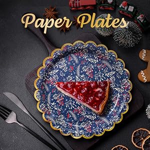 Christmas Paper Plates
