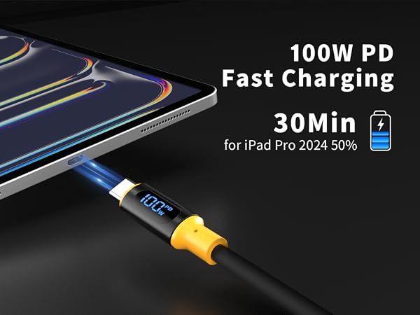 100W PD USB C Fast Charging Cable