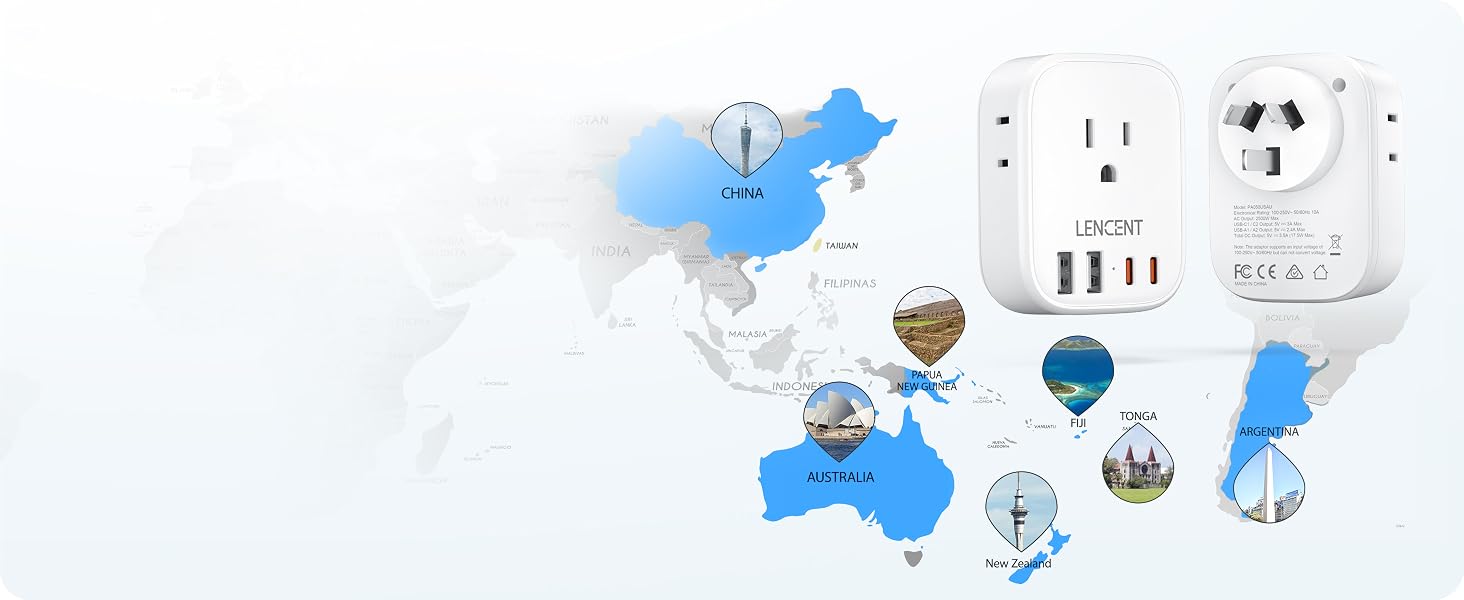 Australia travel adapter