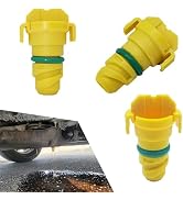 Opuweiy 3 PCS Plastic Oil Drain Plug, Leak-proof Engine Oil Pan Drain Screw with Rubber Ring, Rep...