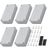 DaierTek 5pcs 1590B Guitar Pedal Enclosure Aluminum Diecast Stomp Box Case 112x61x32mm Toggle Swi...