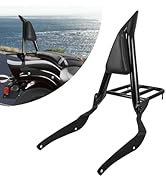 DSISIMO Detachable Backrest Sissy Bar With Luggage Rack And Back Rest Pad Compatible With For Suz...