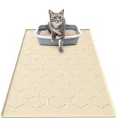 Garoopion Silicone Cat Litter Trapping Mat, Large Waterproof 34