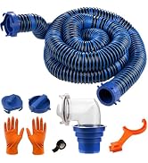 RV Sewer Hose 20FT- Male to Female (Blue)