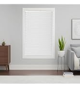 VEVOR Mini Blinds, 35" W x 48" H, 1" Slat Size, Cordless Horizontal Light Filtering Mini Blind fo...