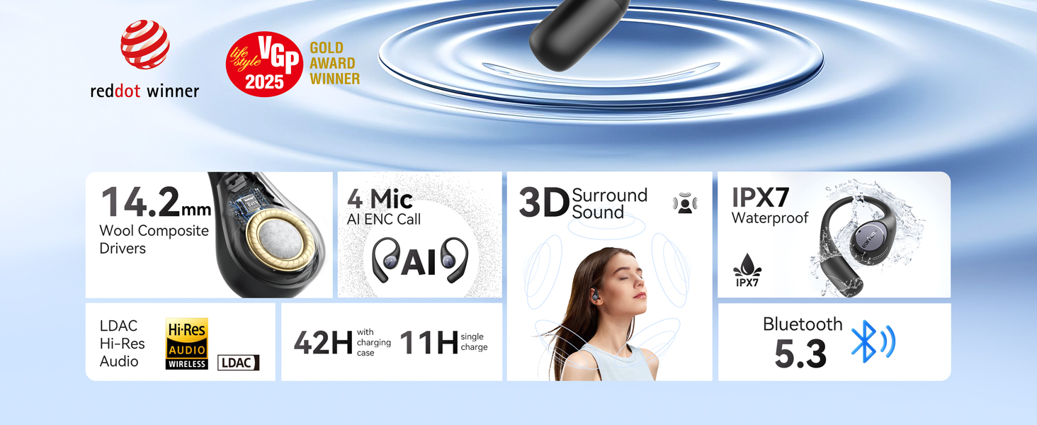 open ear earbuds