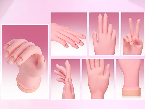 4- mannequin hand for nails