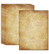 Stationery Writing Paper, 60 Sheets, 8.5" x 11", Vintage Thicker Double Sided Printing Paper, Ant...
