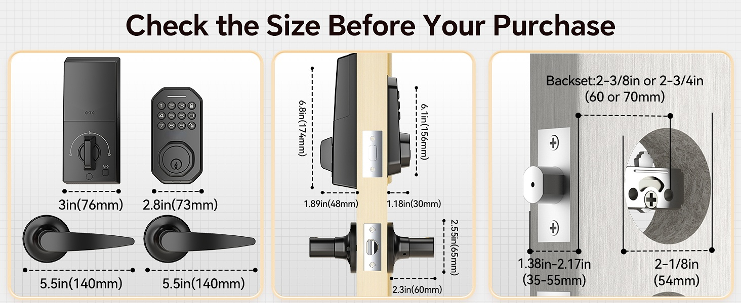 keyless entry door lock