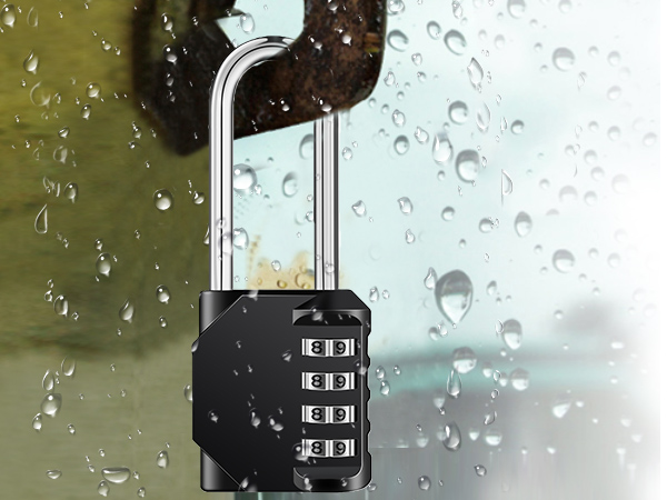durable combination padlock outdoor weatherproof waterproof combination lock outside anti-rust