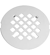 Artiwell 4-1/4” OD Snap-in Shower Drain Cover, Round Shower Drain Strainer Grid, Replacement Cove...