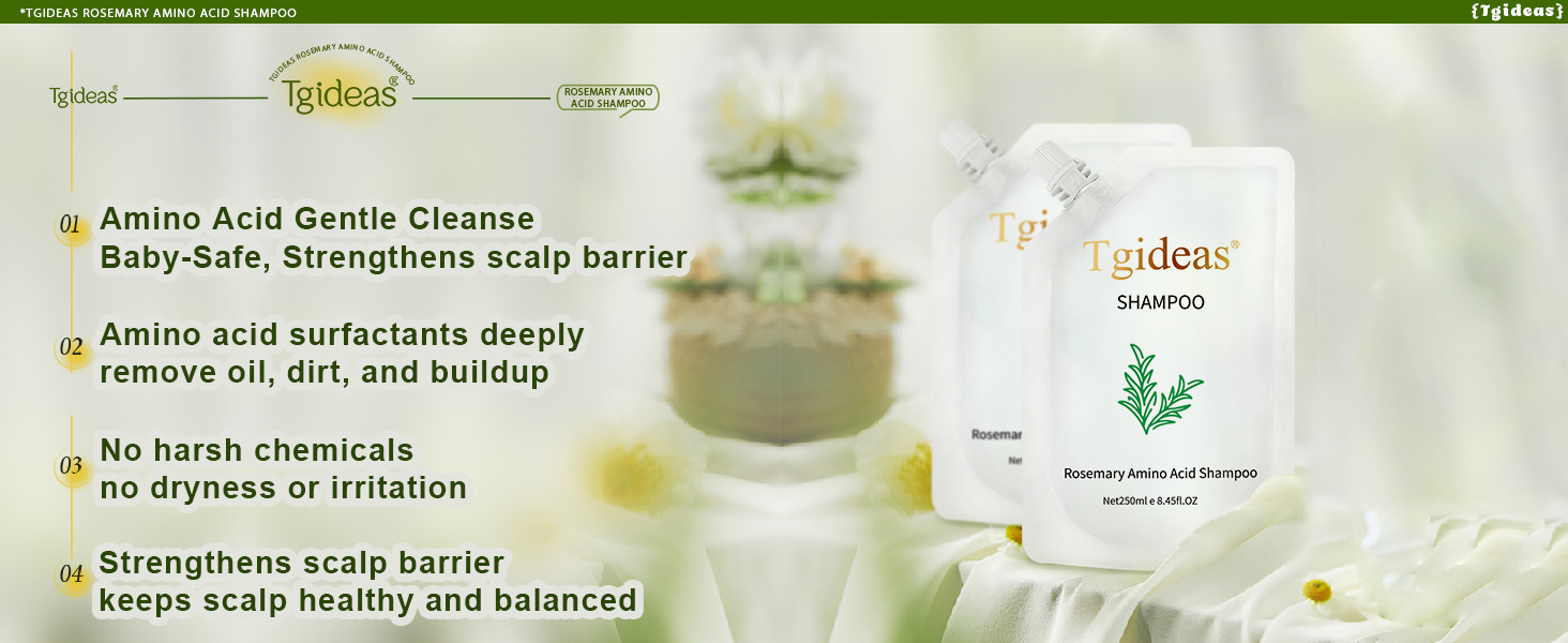 TGIDEAS ROSEMARY AMINO ACID SHAMPOO