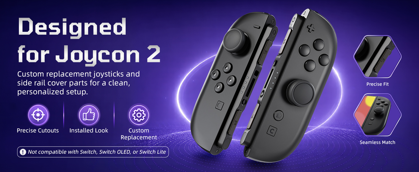Side Rail Shell for Nintendo Switch 2
