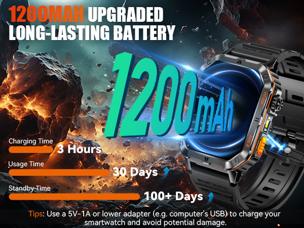 smart watch long battery life