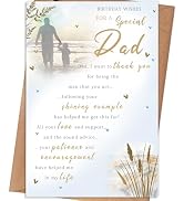 gerdiny Dad Birthday Card, Birthday Card Gifts for Dad from Daughter Son, Father Birthday Card