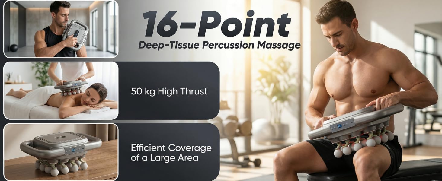 massage gun;16 head massage gun deep tissue