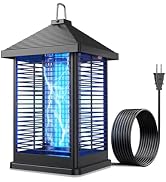 REOGLE Bug Zapper Indoor & Outdoor with Auto Smart Light Sensor, 4000V Electric Mosquito Zapper, ...