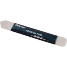 Super thin wedge pry opening tool with polymer grip