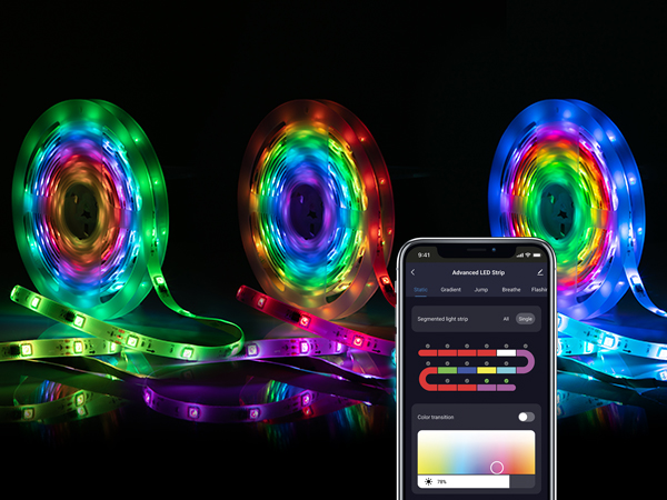 Home Improvement LED strip lights for bedroom smart led strip lights neon strip light rgb lights