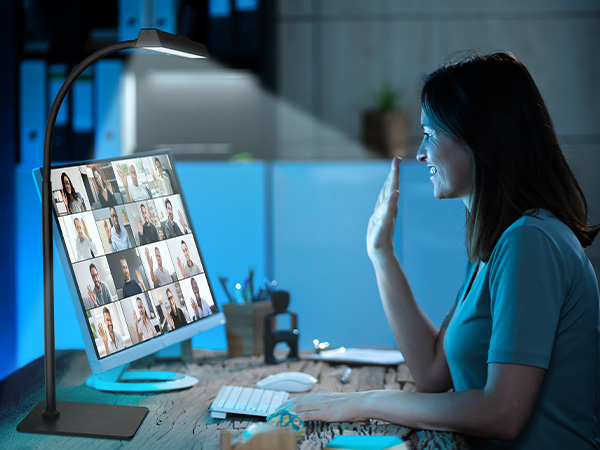 LED Desk Lamp for Home Office Black