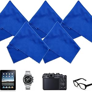 Microfiber Cloths Glasses, Camera Lenses, iPad, Tablets, Phones, iPhone, Laptops, LCD Screens