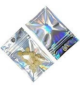 PABCK 200 Pcs Clear Mylar Bag 2.3x3.9 inch (Inside Size 1.9x2.5 inch) Resealable Foil Pouch Heat ...