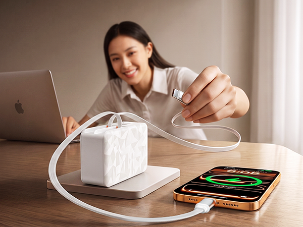 retractable usb c charger