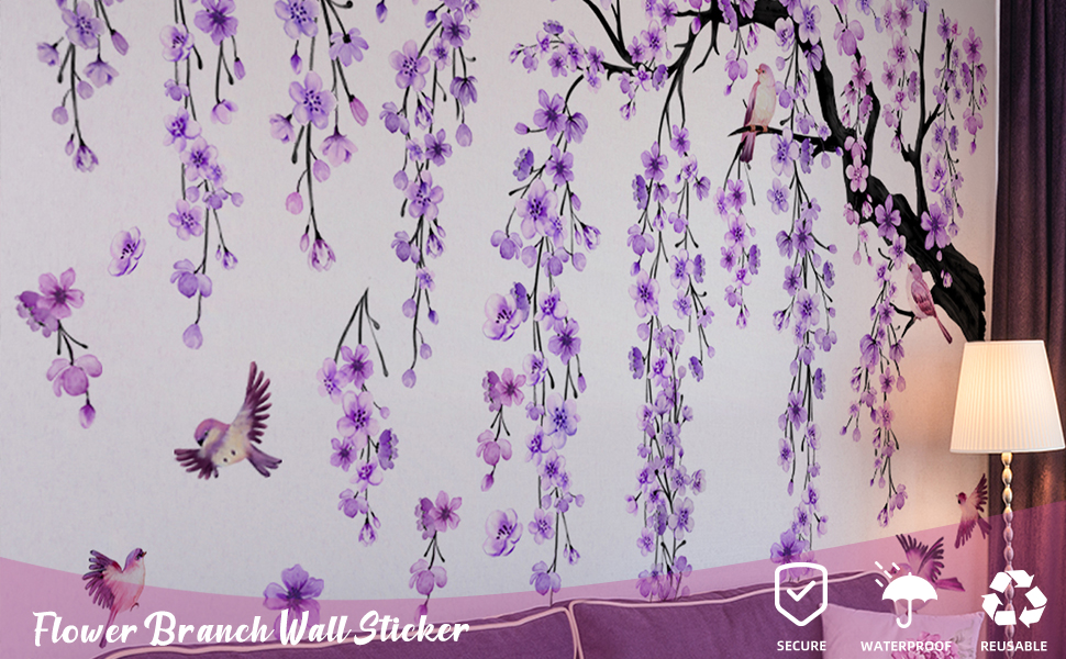 MS7221 Purple Cherry Blossom Tree 1