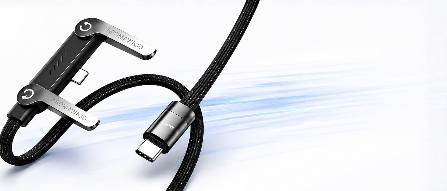240w Braided Fast Charge Cable