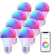 Linkind WiFi Smart Light Bulbs, Alexa Light Bulb Work with Alexa, Google Home, RGBTW 16 Million C...