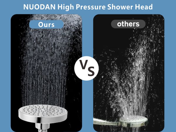 chrome shower head