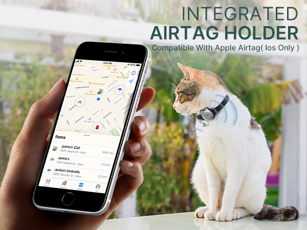 airtag holder cat