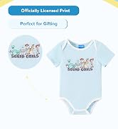 Disney Stitch Princess Marvel 3 Packs Baby Viscose Made from Bamboo Button Dwon Bodysuit for Newb...