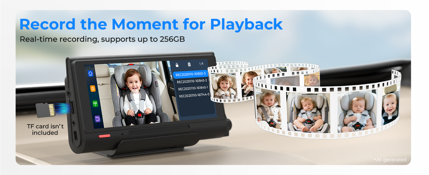 Baby car camera