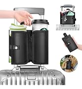 Yotako Suitcase Cup Holder, Portable Luggage Cup Holder for Suitcases, Foldable Travel Cup Holder...