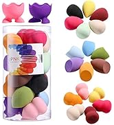 JPNK Makeup Sponge Set 18 Pcs Set Beauty Sponge Foundation Blending Latex-free Sponge with 2 Pcs ...