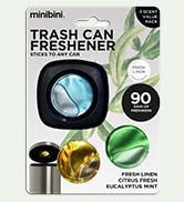 stick on air fresheners, trash can odor control, air freshener stick on, stick ups air freshener